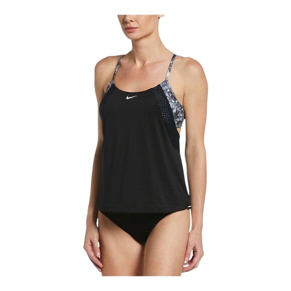 NIKE Swim Layered‎ Tankini Swimsuit 2 Piece Bikini Swimwear Women’s Size XL NWT - Picture 1 of 10